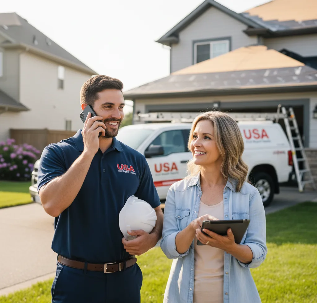 USA Roof Repair Experts customer support in Castle Shannon
